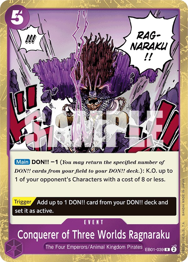 Conqueror of Three Worlds Ragnaraku, EB01-039