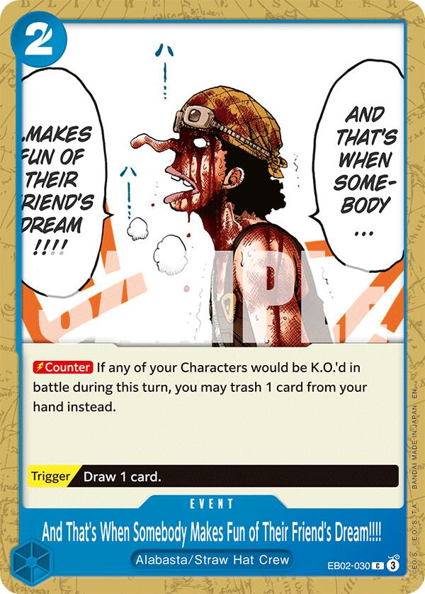 And That's When Somebody Makes Fun of Their Friend's Dream!!!!, EB02-030