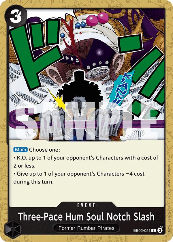 Three-Pace Hum Soul Notch Slash, EB02-051