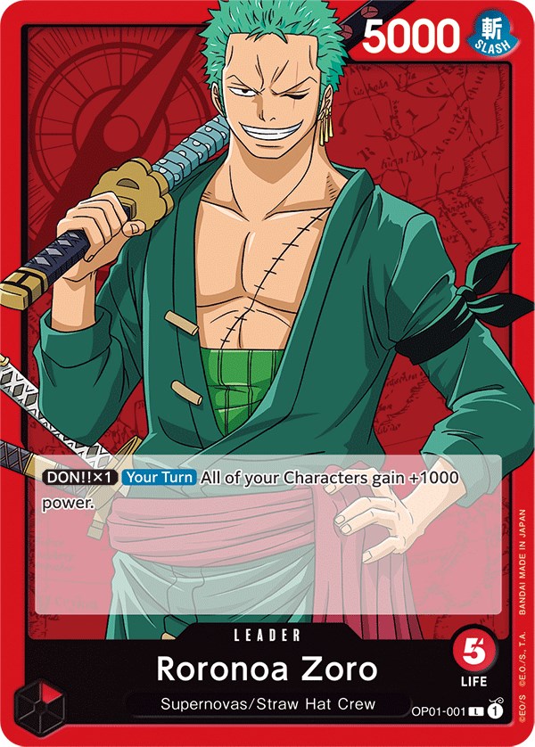 Roronoa Zoro, OP01-001