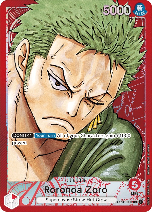 Roronoa Zoro, OP01-001