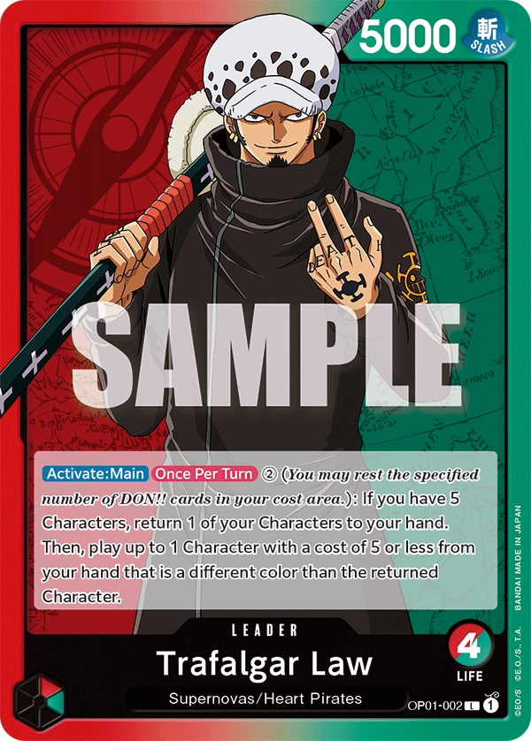 Trafalgar Law, OP01-002