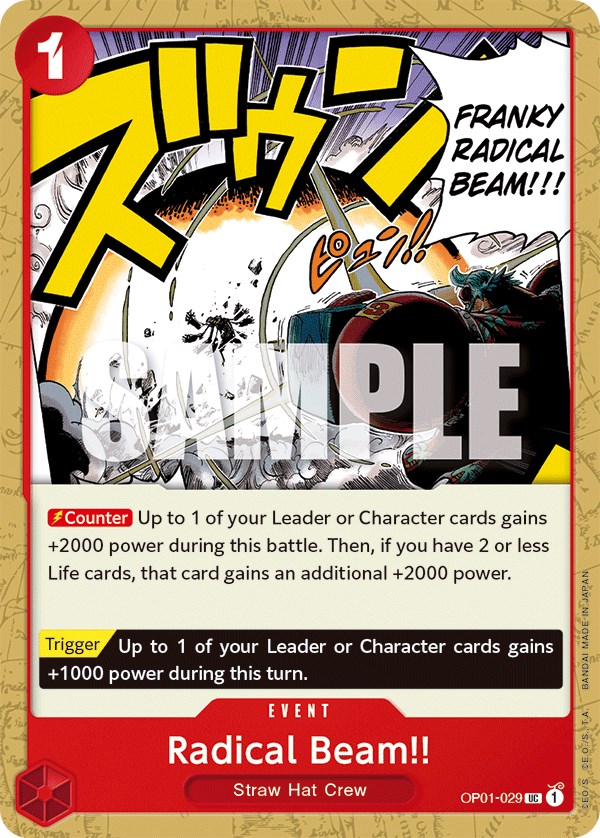 Radical Beam!!, OP01-029