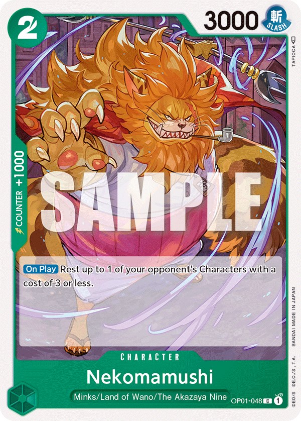 Nekomamushi, OP01-048