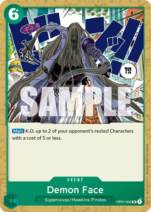 Demon Face, OP01-056