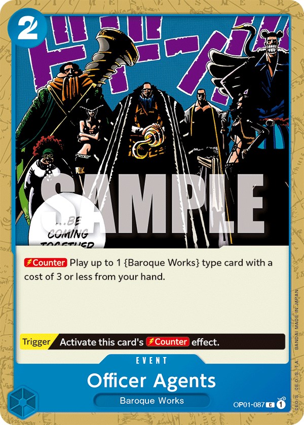 Officer Agents, OP01-087