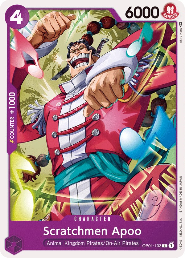 Scratchmen Apoo, OP01-103