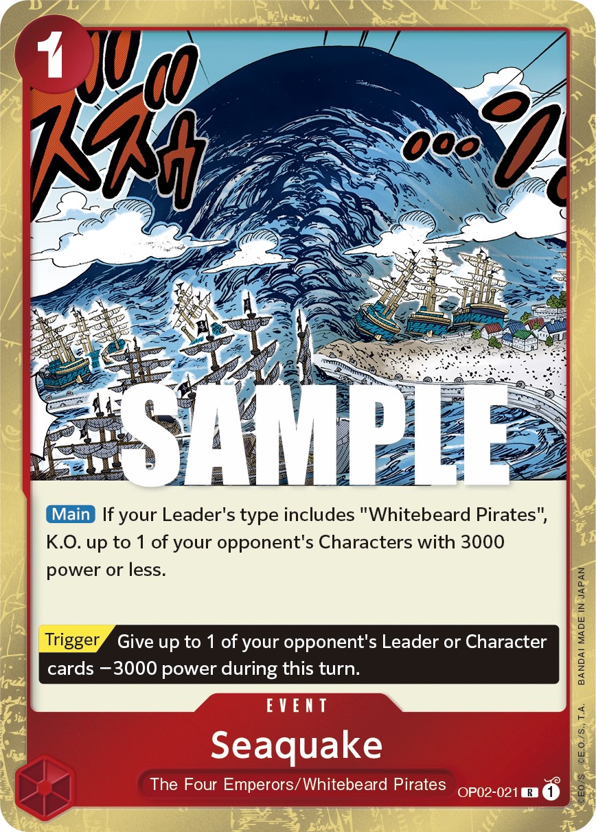 Seaquake, OP02-021