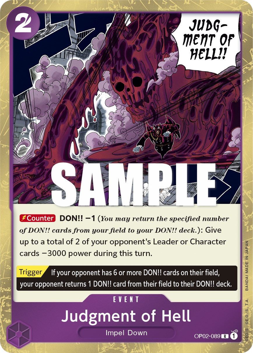 Judgment of Hell, OP02-089