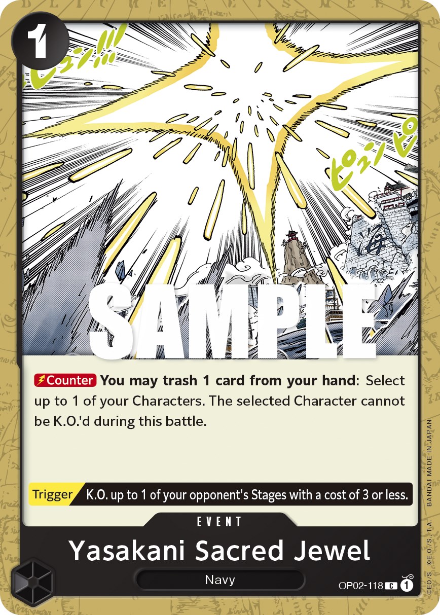 Yasakani Sacred Jewel, OP02-118