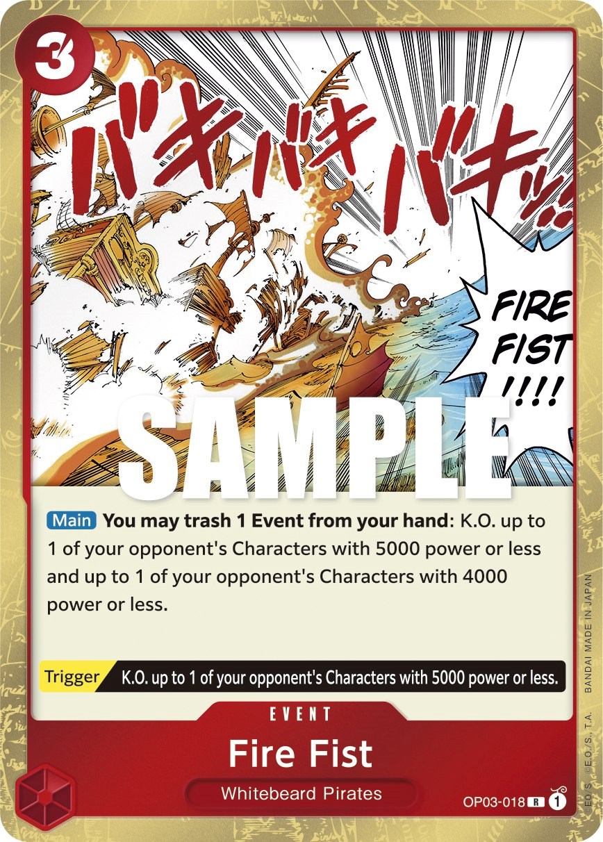 Fire Fist, OP03-018