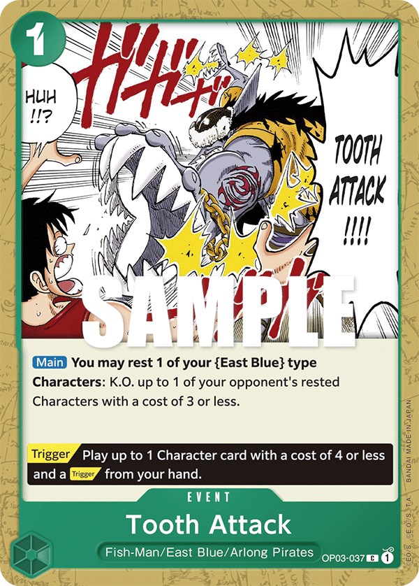 Tooth Attack, OP03-037