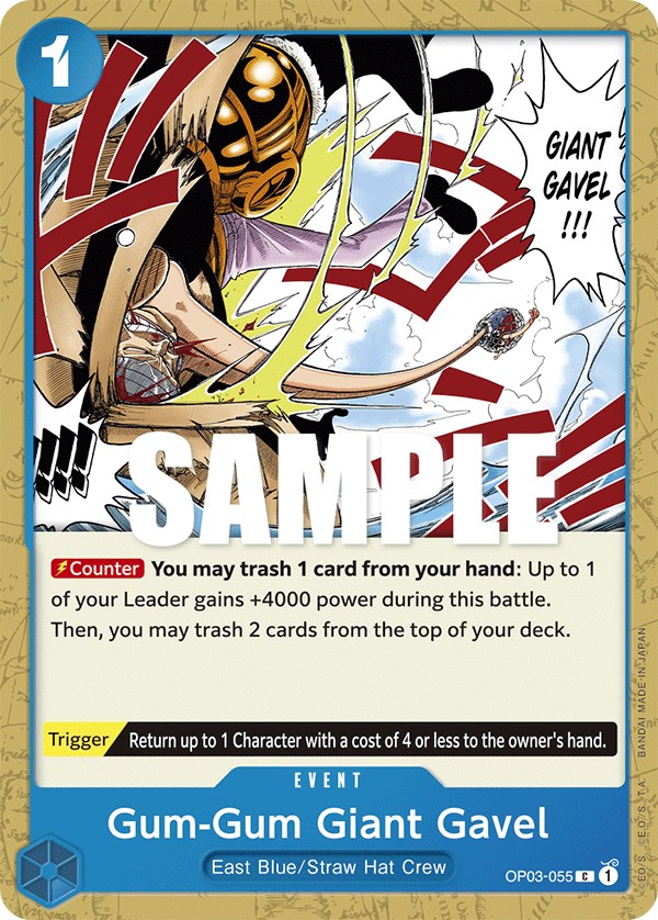 Gum-Gum Giant Gavel, OP03-055