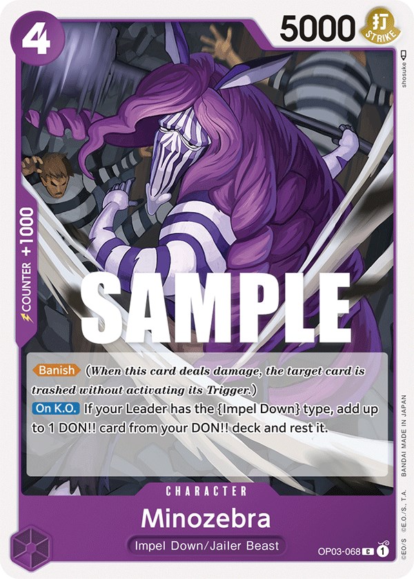Minozebra, OP03-068