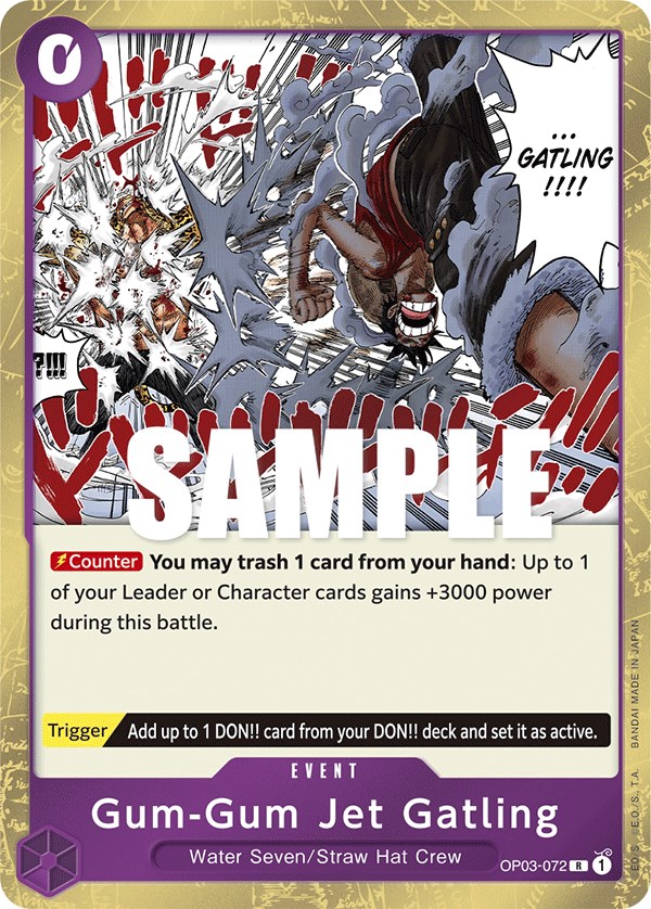 Gum-Gum Jet Gatling, OP03-072