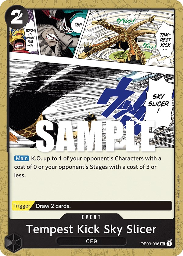Tempest Kick Sky Slicer, OP03-096