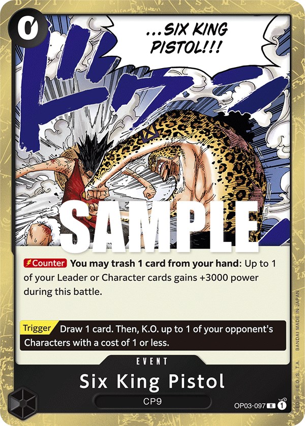 Six King Pistol, OP03-097