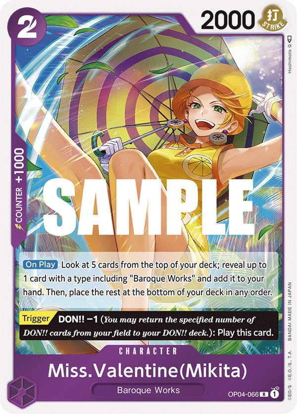 Miss.Valentine(Mikita), OP04-066
