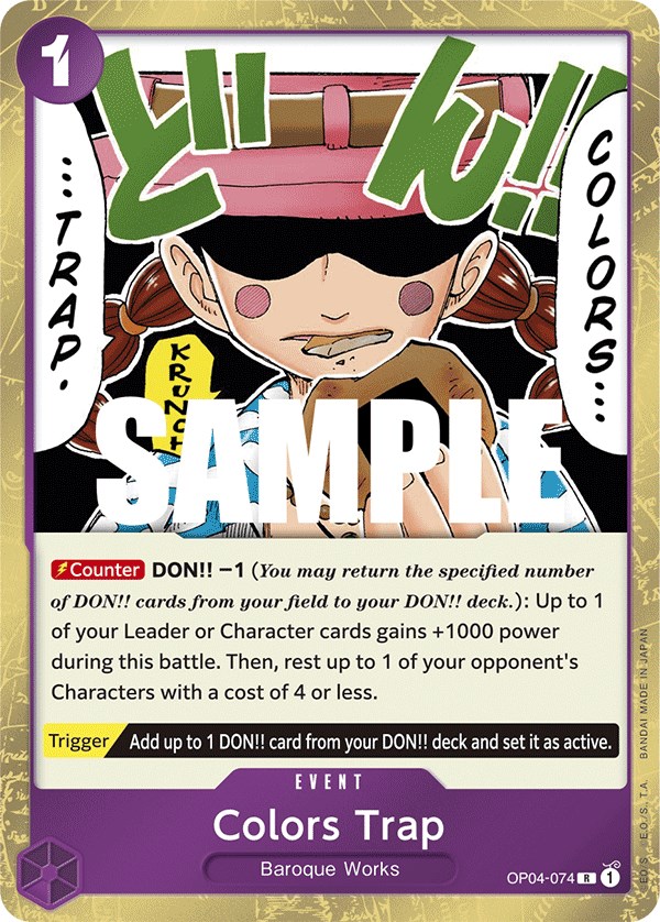 Colors Trap, OP04-074