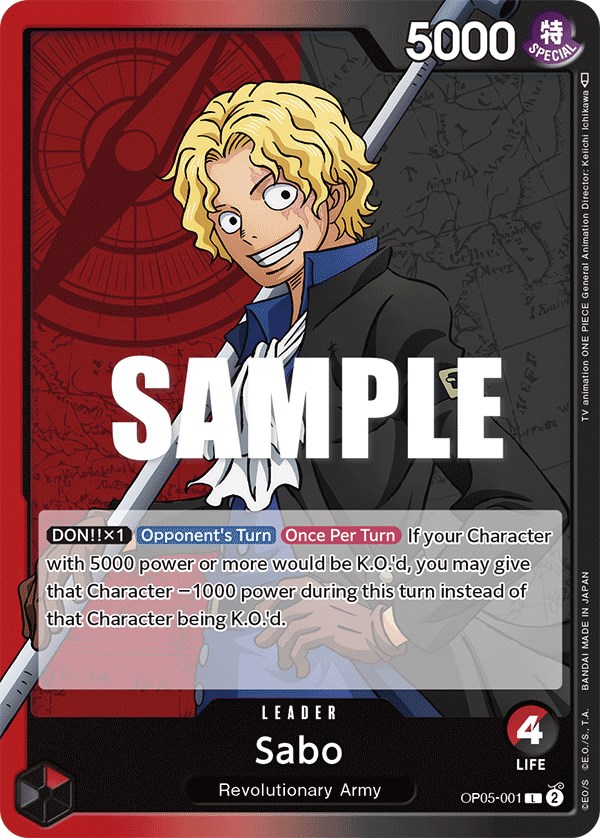 Sabo, OP05-001