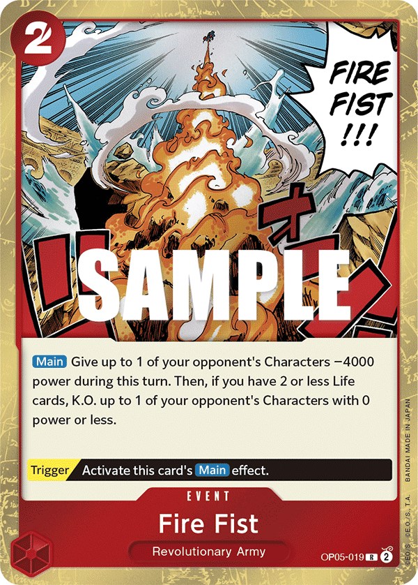 Fire Fist, OP05-019
