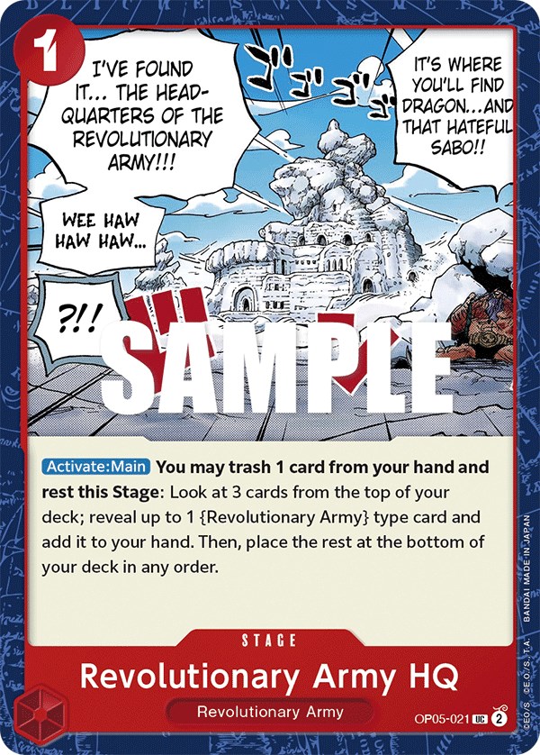 Revolutionary Army HQ, OP05-021