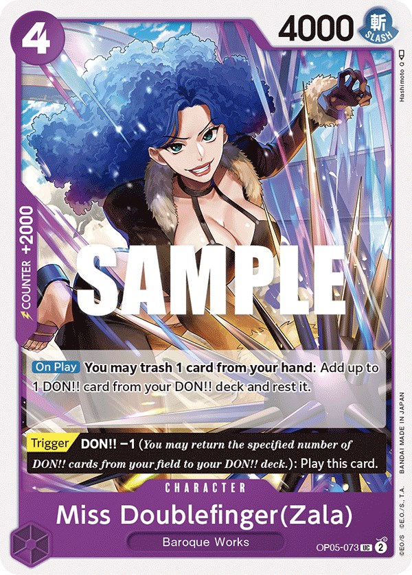 Miss Doublefinger(Zala), OP05-073