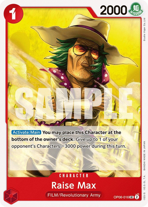 Raise Max, OP06-016
