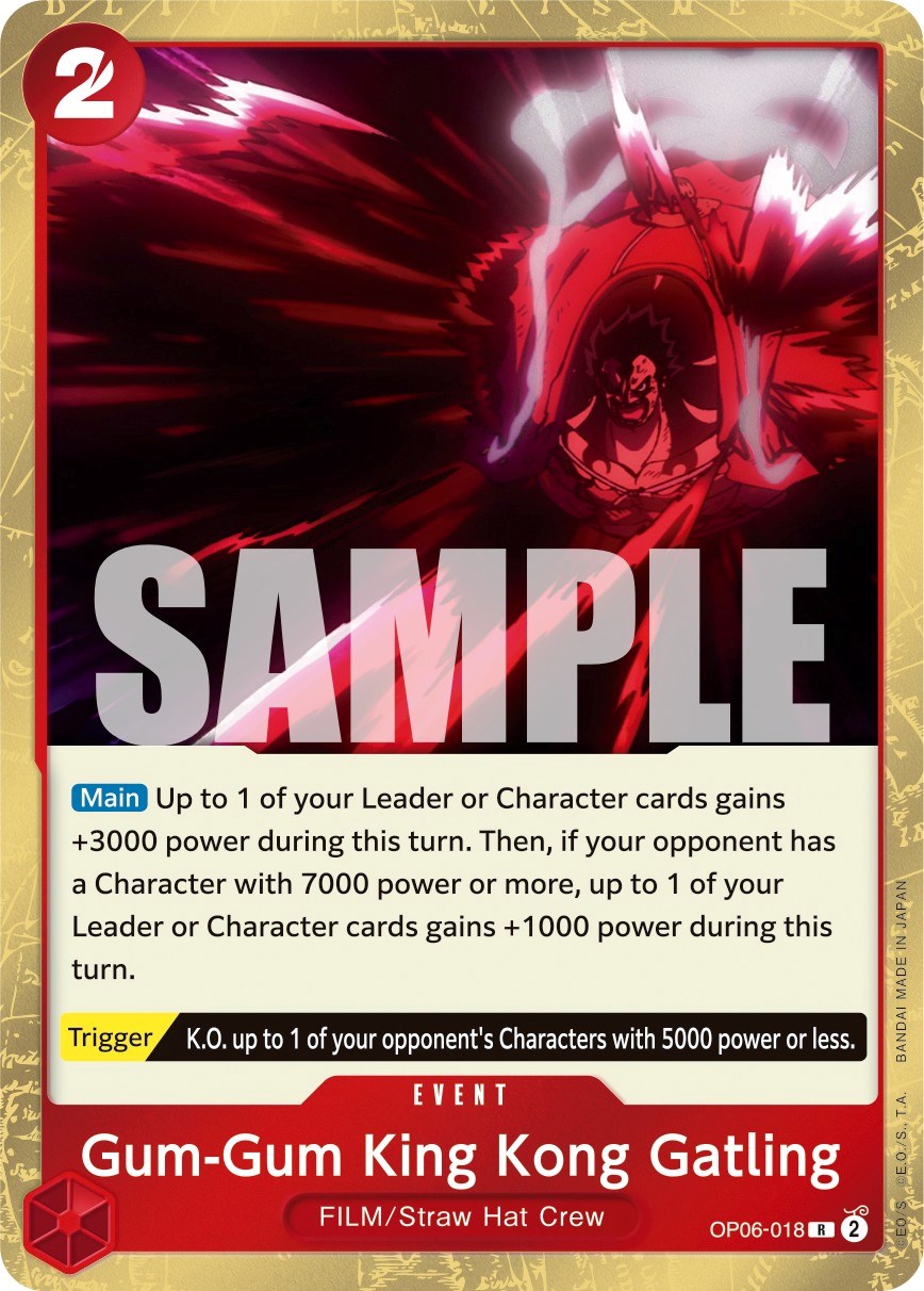 Gum-Gum King Kong Gatling, OP06-018