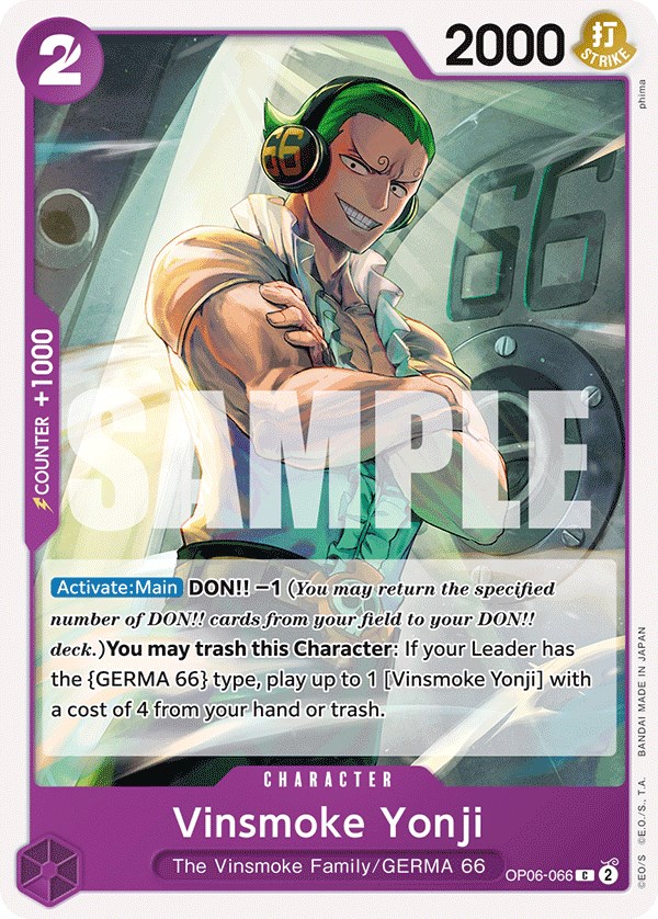 Vinsmoke Yonji, OP06-066