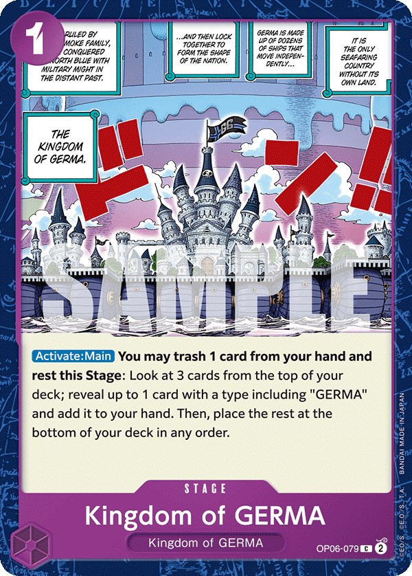 Kingdom of Germa, OP06-079