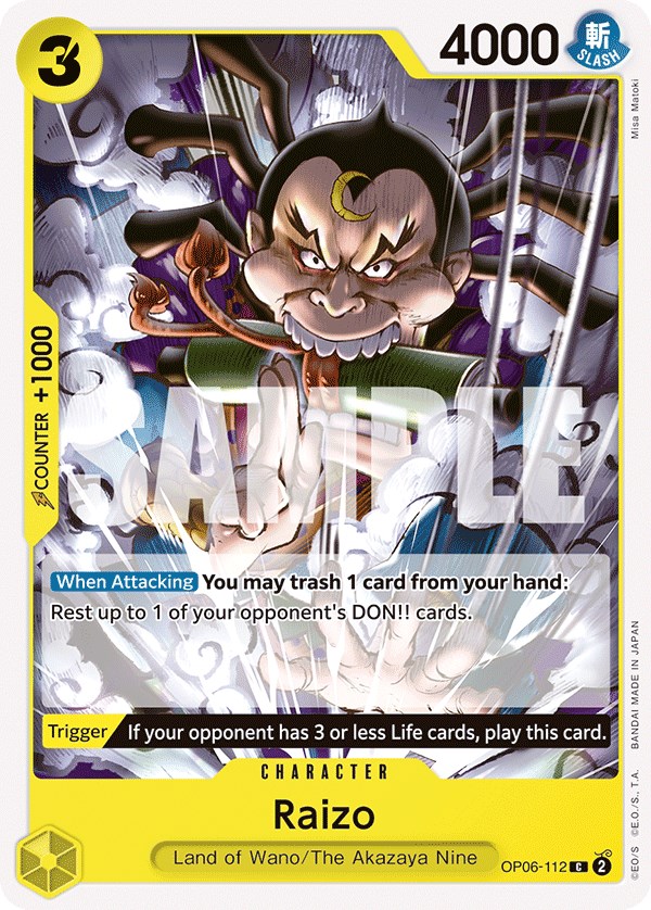 Raizo, OP06-112