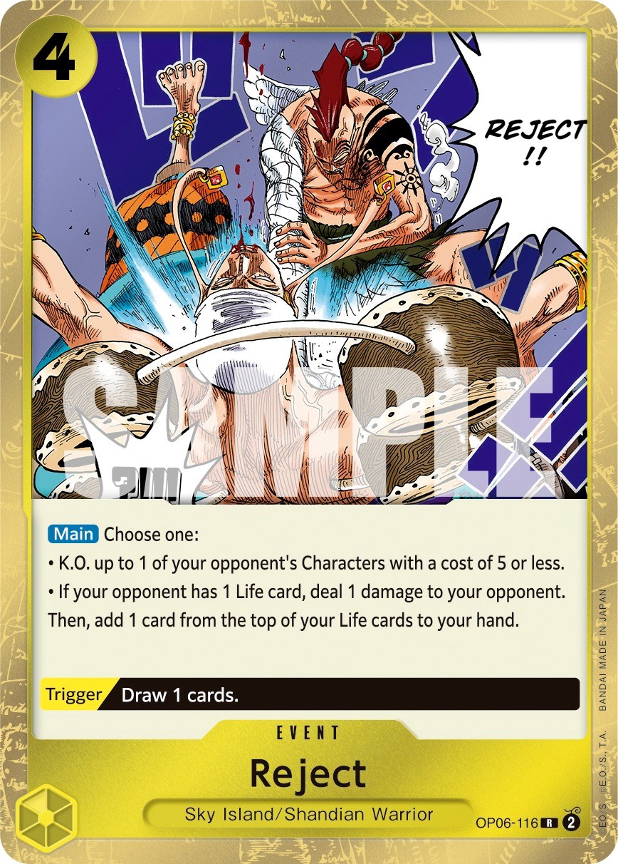 Reject, OP06-116