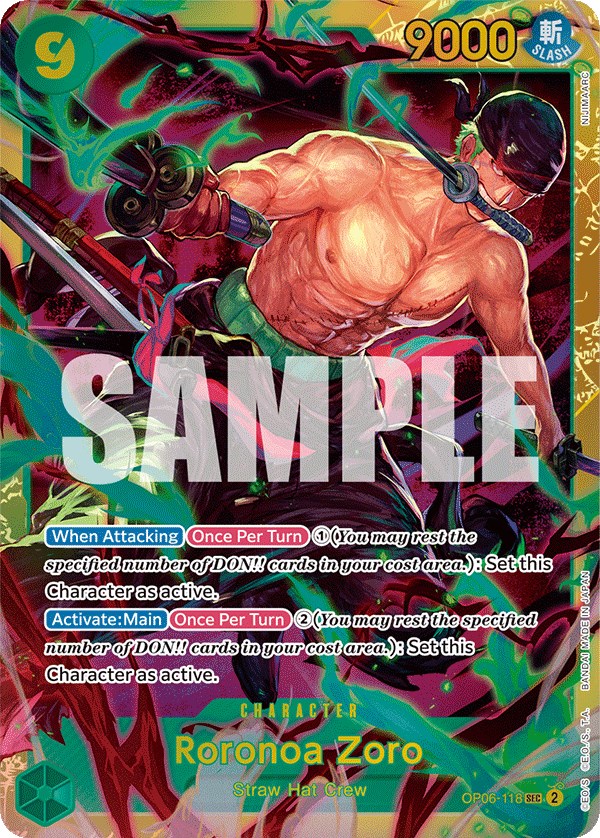 Roronoa Zoro, OP06-118