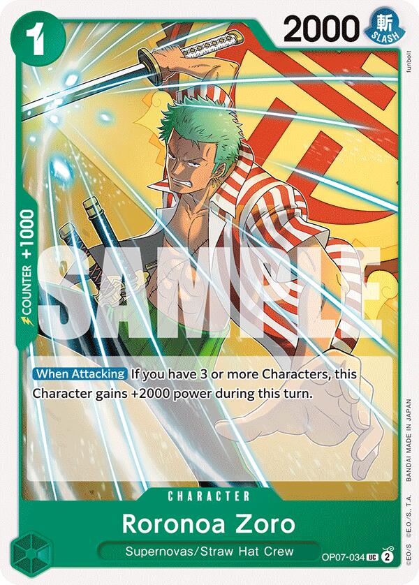 Roronoa Zoro, OP07-034