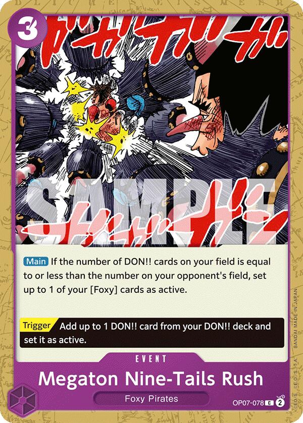 Megaton Nine-Tails Rush, OP07-078