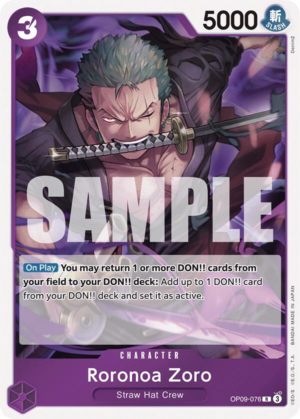 Roronoa Zoro, OP09-076