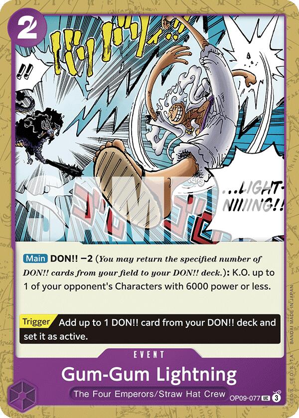 Gum-Gum Lightning, OP09-077