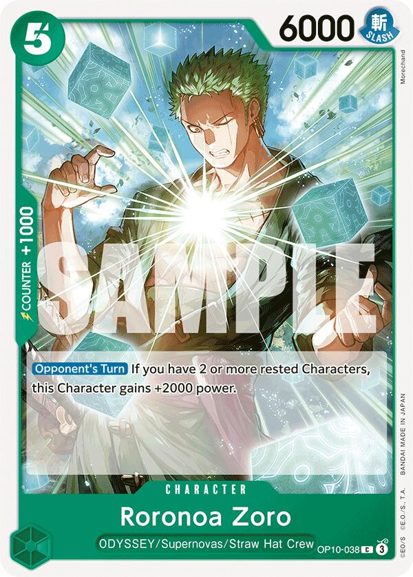 Roronoa Zoro, OP10-038