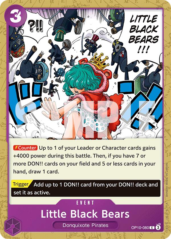Little Black Bears, OP10-080