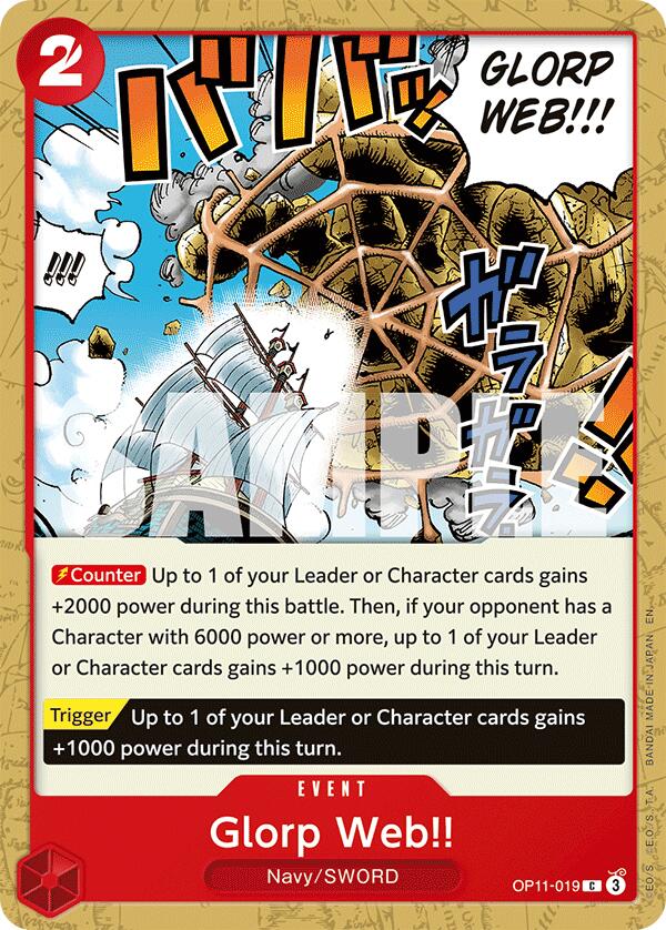 Glorp Web!!, OP11-019