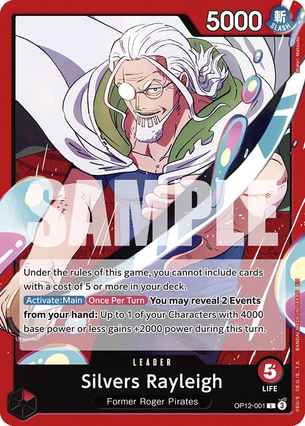 Silvers Rayleigh, OP12-001