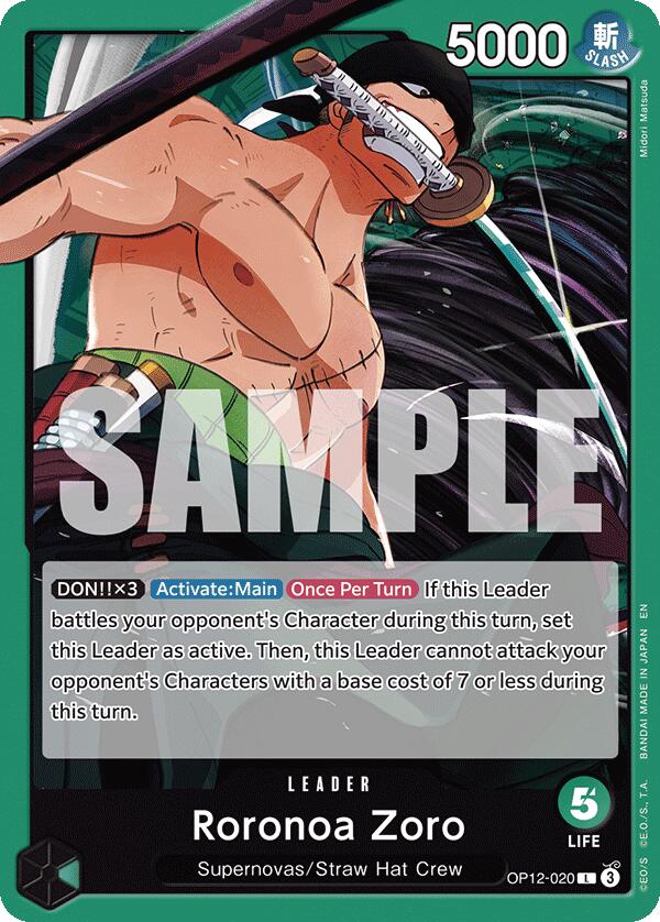 Roronoa Zoro, OP12-020