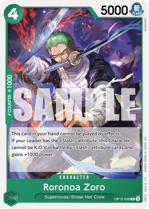 Roronoa Zoro, OP12-036
