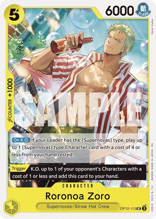 Roronoa Zoro, OP12-113