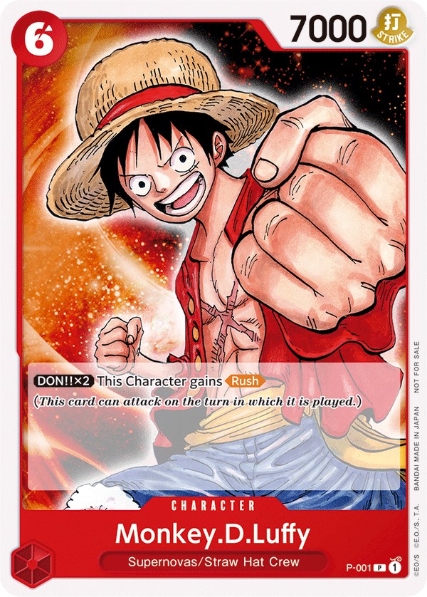 Monkey.D.Luffy, P-001