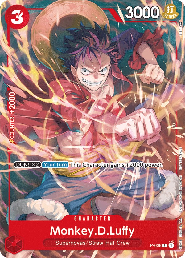 Monkey.D.Luffy, P-006