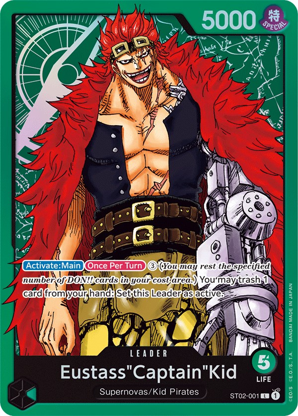 Eustass"Captain"Kid, ST02-001