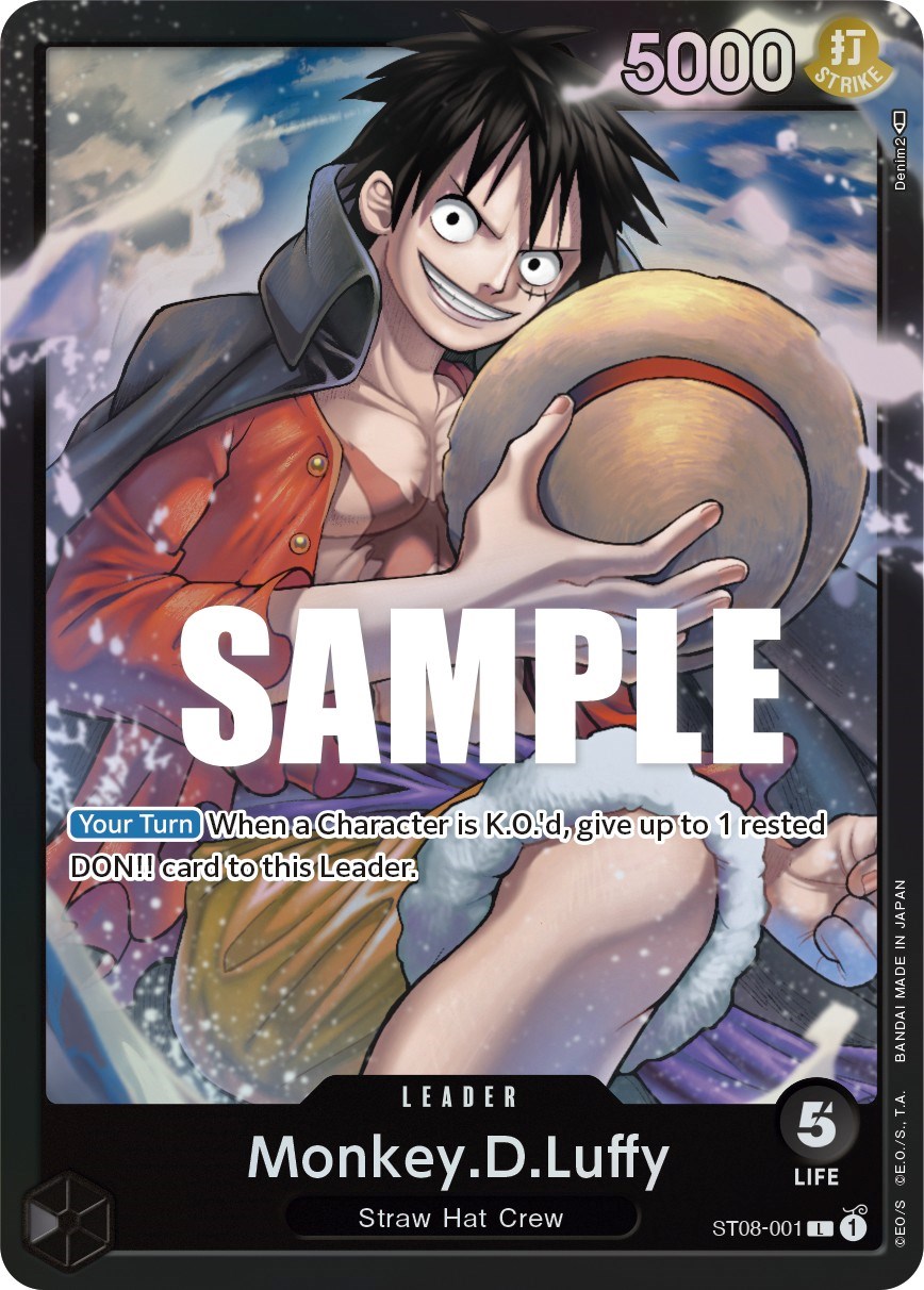 Monkey.D.Luffy, ST08-001