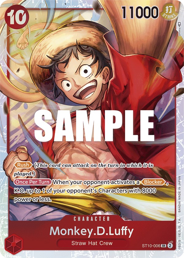 Monkey.D.Luffy, ST10-006